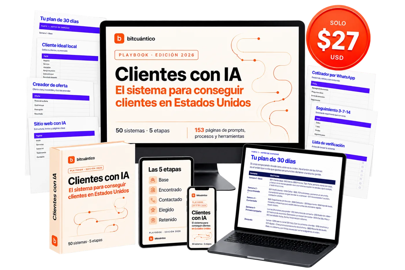 Playbook Clientes con IA — 50 sistemas en 153 páginas