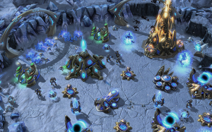 enemy Protoss encampment on Kaldir