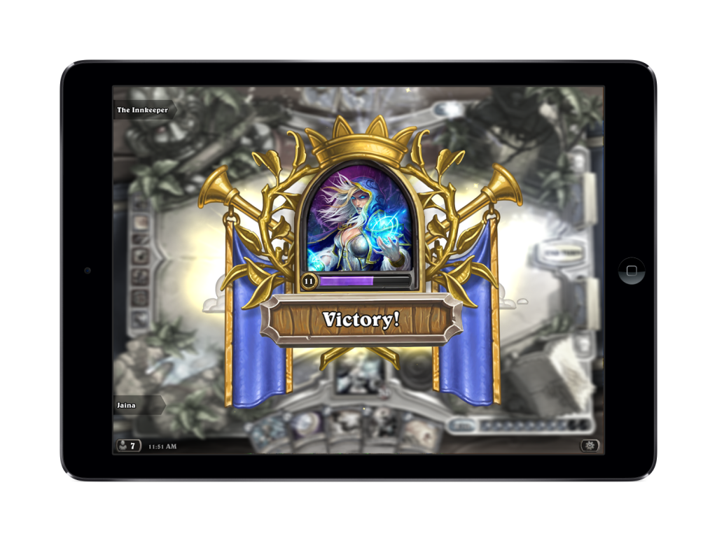 Hearthstone on iPad 3